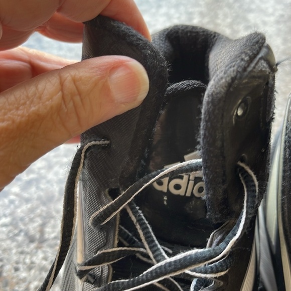2013 Adidas Mad Basketball Shoes Sz‎ 8.5 Mens Black, gray & White. Worn on court main image 9